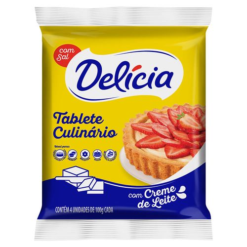 Margarina C/Sal Tablete Culinário 400G - Delicia