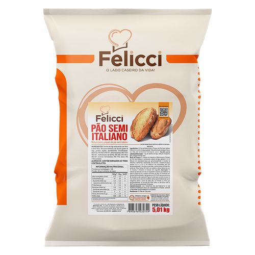 Mistura Pão Semi Italiano 5,01Kg Felicci