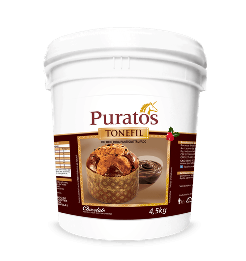 Recheio Chocolate Tonefil 4,5Kg Puratos