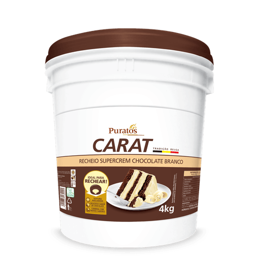 Supercrem Chocolate Branco Carat 4Kg Puratos