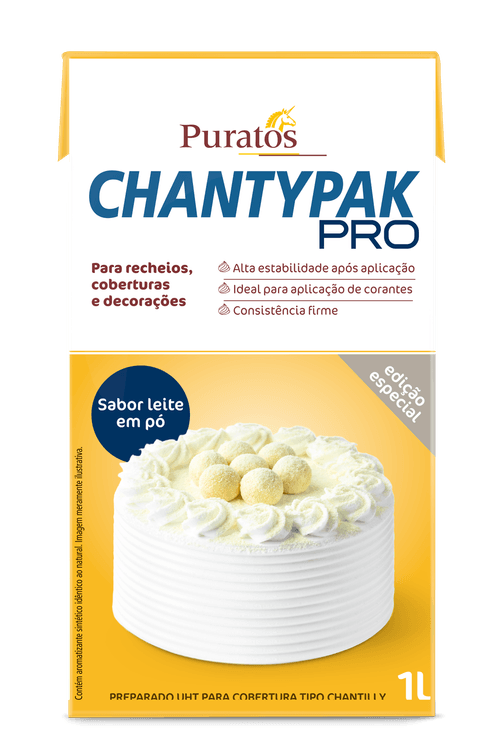 Creme Vegetal Chantypak Pró Leite Em Pó 1L Puratos