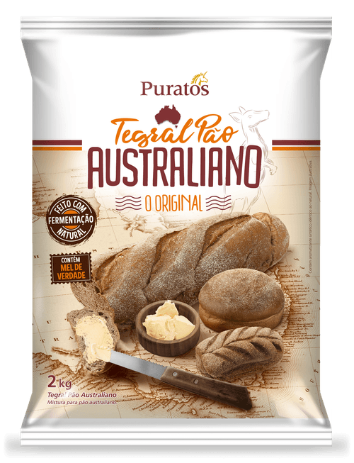 Mistura De Pão Australiano Tegral 2Kg Puratos