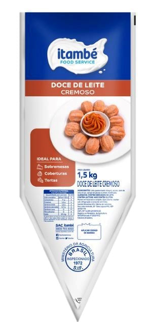 Doce De Leite Cremoso Bisnaga 1,5Kg Itambé
