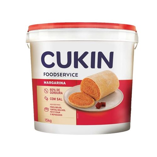 Margarina 80% Balde 15Kg Cukin