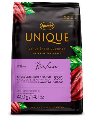 Chocolate Em Gotas Bahia 53% Unique 400G Harald