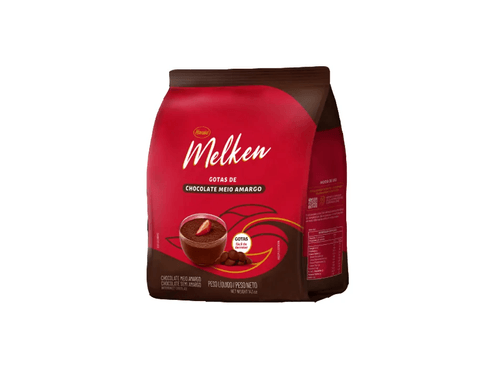 Chocolate Em Gotas Meio Amargo 400G Melken