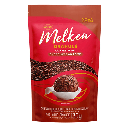 Chocolate Granulado Melken Granule Ao Leite 130G Harald