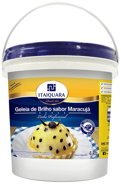 Geléia De Brilho Maracujá 4Kg Itaiquara