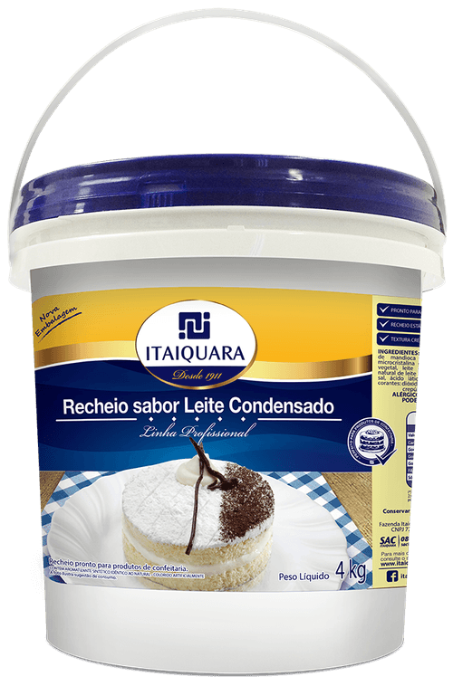 Recheio Leite Condensado 4Kg Itaiquara