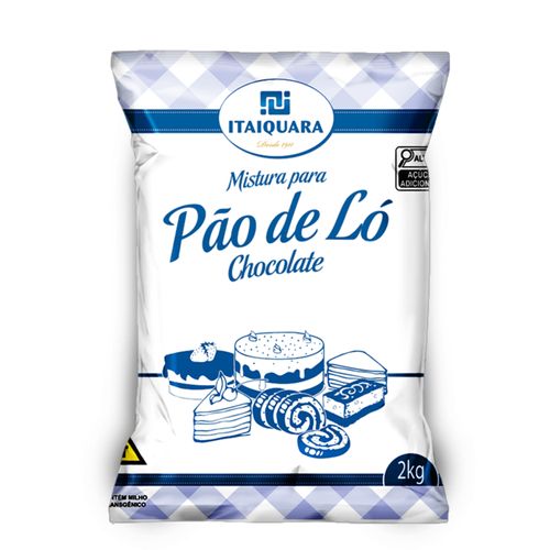 Mistura Para Pão De Ló Chocolate 2Kg Itaiquara