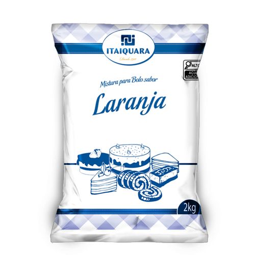 Mistura De Bolo Itaiquara Laranja 2Kg