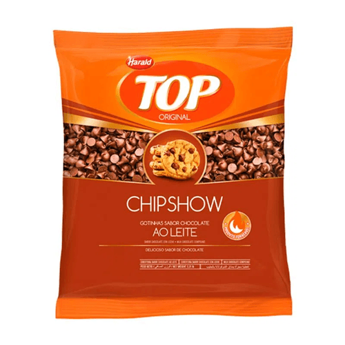 Gota Chocolate Ao Leite Top Chipshow 1,01Kg Harald