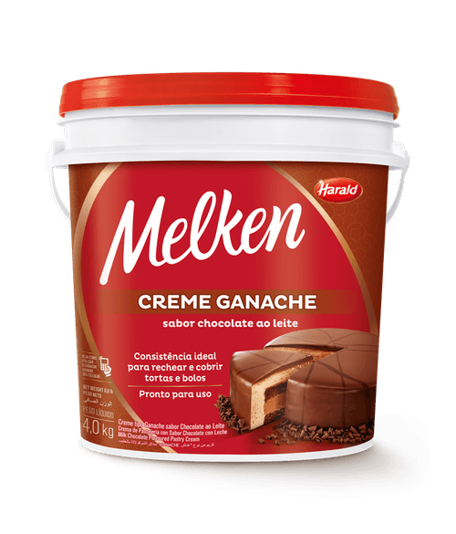 Creme Ganache Chocolate Ao Leite 4Kg Melken