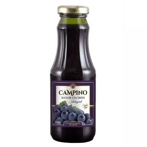 Suco De Uva Tinto Campino Integral 300Ml Casa Geraldo