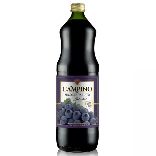 Suco De Uva Tinto Campino Integral 1L Casa Geraldo
