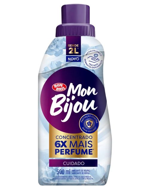 Amaciante Concentrado Cuidado 500Ml Mon Bijou