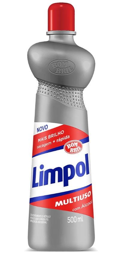 Limpador Multiuso Com Álcool 500Ml Limpol