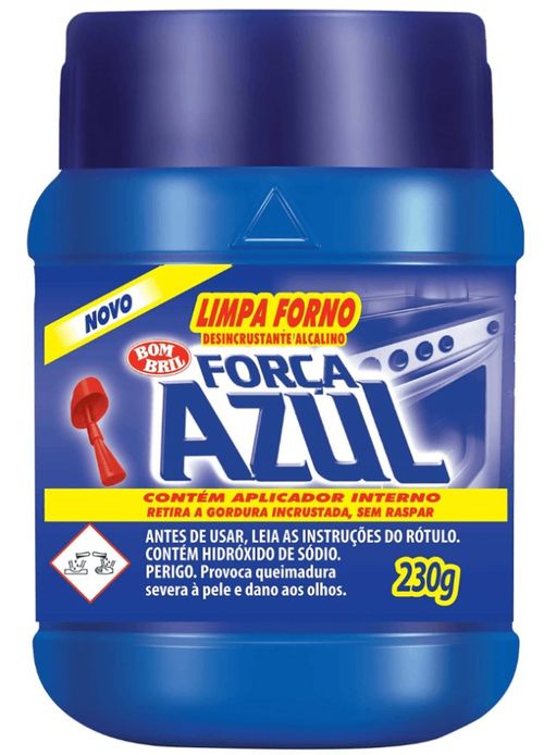 Limpa Forno Pasta 230G Força Azul