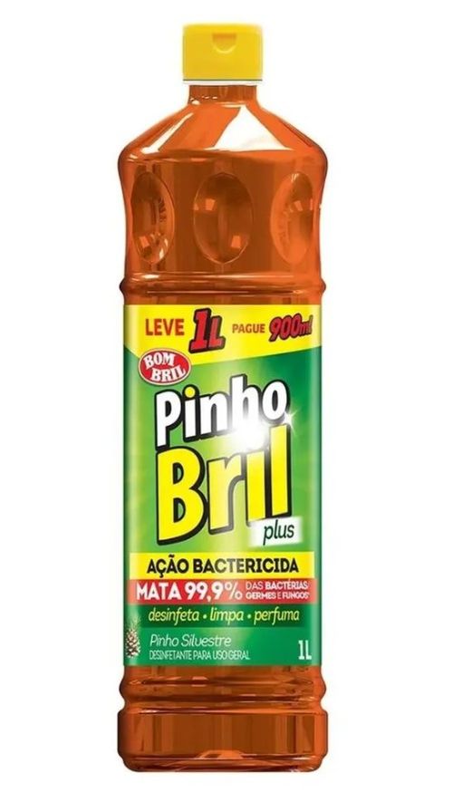 Desinfetante Silvestre Plus 1L Pinho Bril Leve1000Pague900Ml