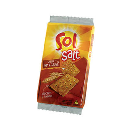 Biscoito Sol Salt Integral 150G J.Macedo