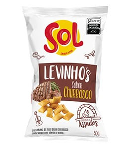 Biscoito Sol Levinhos Churrasco 50G J.Macedo
