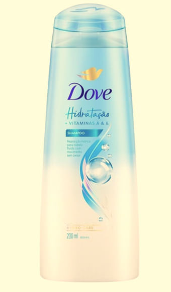 Shampoo Hidratação Vitaminas A & E 200Ml Dove