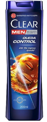 Shampoo Anticaspa Queda Control 200Ml Clear Men