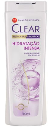 Shampoo Anticaspa Hidratação Intensa 200Ml Clear Women