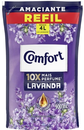 Amaciante De Roupa Concentrado Oleo De Lavanda 900Ml Comfort