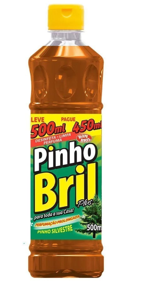 Desinfetante Silvestre Plus 500Ml Pinho Bril Leve500Pague450