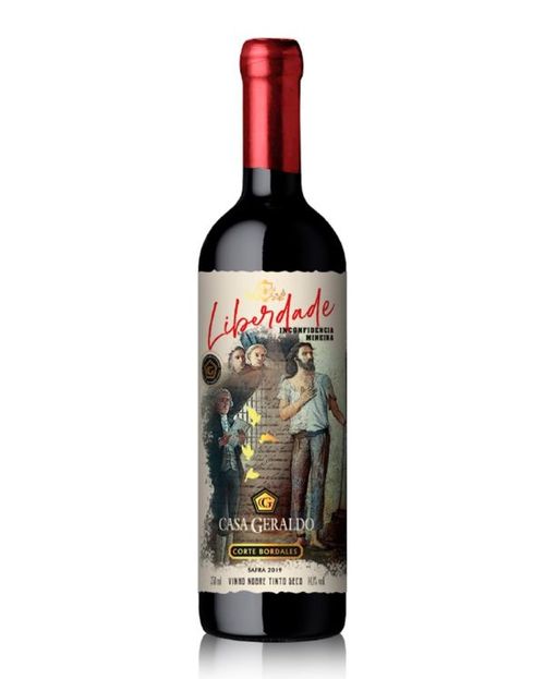 Vinho Tinto Liberdade Corte Bordales Colheita de Inverno Casa Geraldo 750ml Brasil