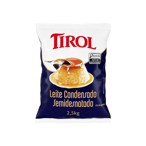 Leite Condensado Semidesnatado Bag 2,5Kg Tirol