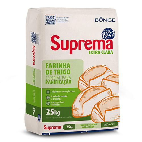 Farinha De Trigo Extra Clara Suprema 25Kg Bunge