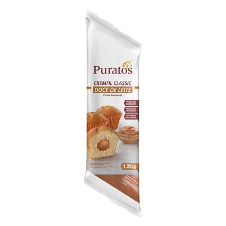 Recheio De Doce De Leite Cremfil Bisnaga 1,05Kg Puratos