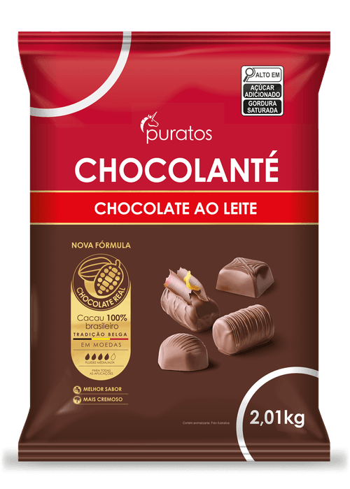 Chocolate Ao Leite Moeda Chocolanté 2,01Kg Puratos