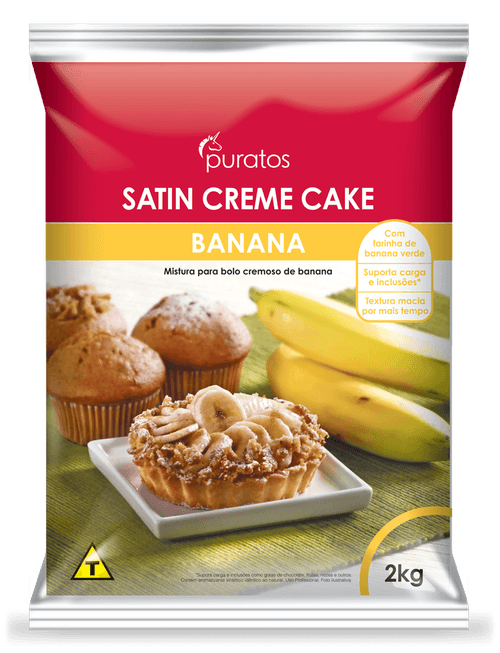 Satin Creme Cake Banana 2Kg Puratos