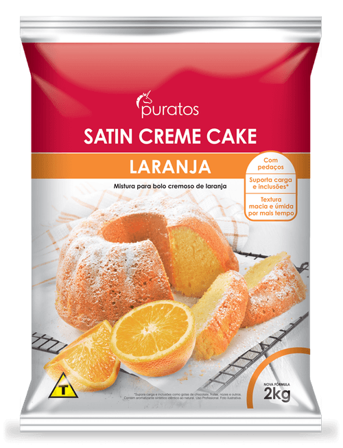 Satin Creme Cake Laranja Puratos 2Kg