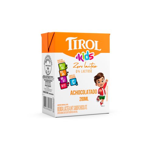 Bebida Láctea Sabor Chocolate 0% Lactose 200Ml Tirol