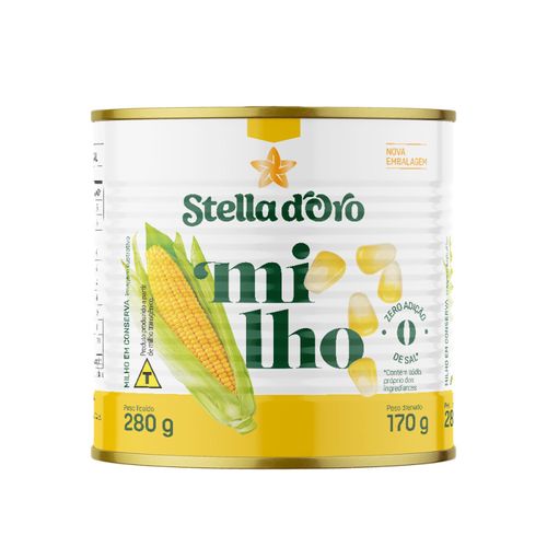 Milho Em Conserva 170G Lata Stella Doro