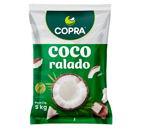Coco Ralado Médio Padrão Copra 5kg