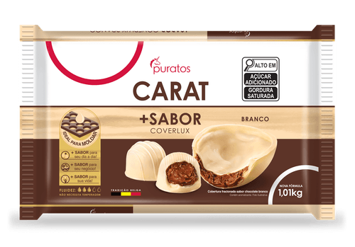 Cobertura Branco Carat Coverlux 1Kg Puratos