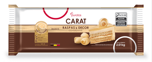 Cobertura Branco Carat Covershave 2,01Kg Puratos