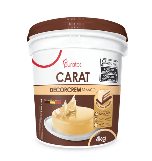 Decorcrem Branco Carat 4Kg Puratos