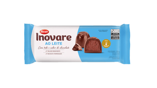 Cobertura Em Barra Inovare Chocolate Ao Leite 2,1kg - HARALD