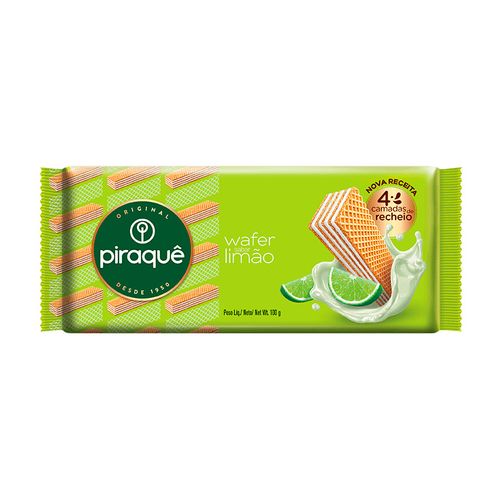 Biscoito Wafer Limão 100g Piraque