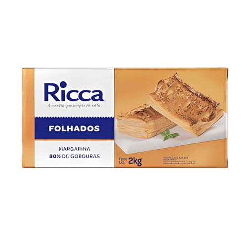 Margarina Folhada Ricca Bloco 2kg Seara